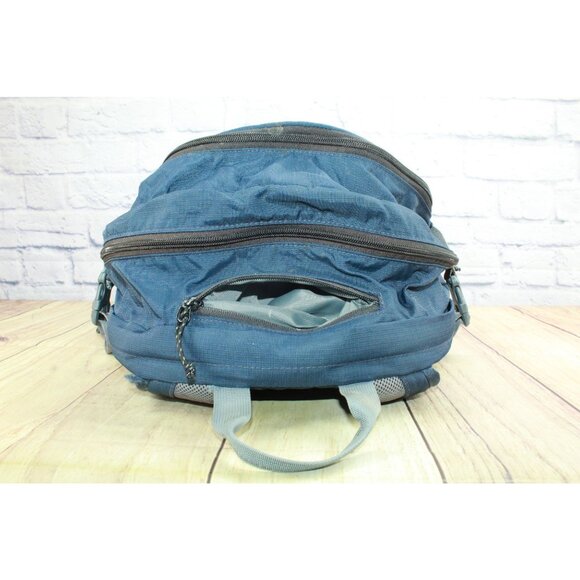 LL Bean Adult Carry Portable Locker Pack 42L School Hiking Pack Backpack Blue - Picture 6 of 16